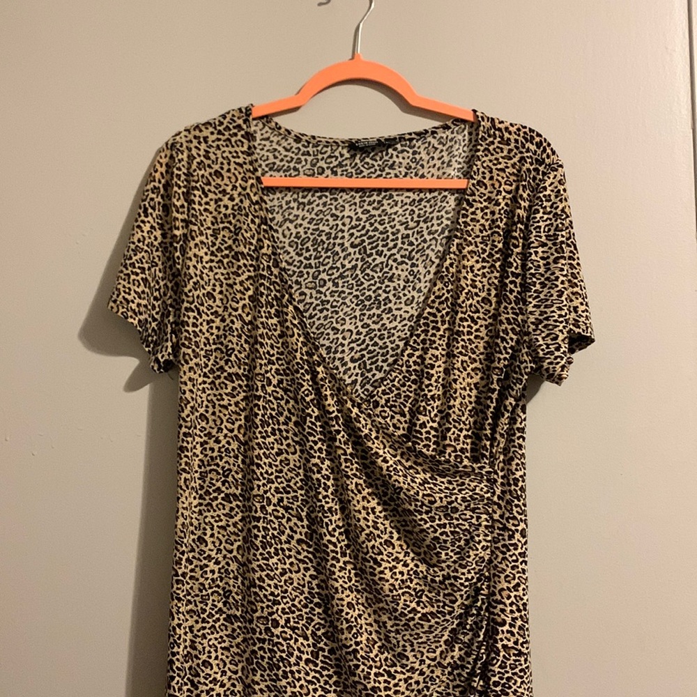 Cheetah print mini Dress